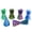 S1, variant on 6pc Three-dimensional Pyramid Spiral 3D Rotating Pyramid Spiral Cone Anti-stress Fidget Birthday Gift