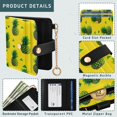 thumbnail image 5 of Small Wallet For Women Bifold Leather Pocket Coin Credit Card Holder With RFID Blocking Pineapple Pattern, 5 of 6