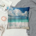 BCIIG Beach Sky Clouds Decorative Cushion Pillow Cover Home Sofa Living