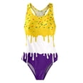 thumbnail image 4 of Lullu Girls One-Piece Swimsuit UPF50+ Ice-Cream Print Bathing Suit Swimwear, Sizes 7-16, 4 of 4