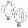 thumbnail image 3 of 2 Pack Stainless Steel Wire Whip Mixer Attachment for K45WW Flour Cake Balloon Whisk Egg Cream Stirrer, 3 of 6
