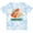 Tie Dye Blue, variant on Inktastic Big Sis Woodland Fox Sister Girls Toddler T-Shirt