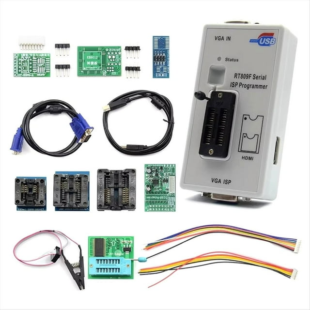 Kit de Programación ISP Serie con Adaptadores. Herramienta de Programación Universal.