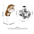 thumbnail image 6 of KAIYING Monkey Children's Bath Shower Head, Children's Handheld Shower Heads with Hose and Diverter, Bath Toys, Cartoon Shower Head Kids Bath Bathing Accessories, 6 of 8