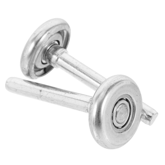 MLINS 2pcs Garage Door Rollers With Stem Metal Rollers For Quiet And Smooth Operation Track Rollers For Garage Door Replacement Hardware