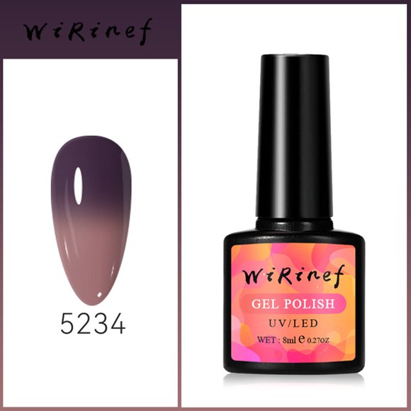Esmalte de uñas en gel que cambia de color, esmalte de uñas en gel con cambio de temperatura, esmalte de uñas en gel para remojo, colección Sky, uñas con degradado, para decoración de uñas, bricolaje,