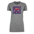 thumbnail image 2 of America F Yeah! 4th of July Shirts for Woman, Funny Graphic T-shirts for Ladies - Heather Grey MH200WPATRIOT S7 XL, 2 of 3