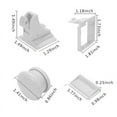 thumbnail image 3 of Cerraduras magnéticas para gabinetes de seguridad para niños (4 cerraduras + 1 llave), a prueba de bebés, no se necesitan herramientas ni tornillos - Norjews, 3 of 5