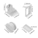 thumbnail image 3 of Cerraduras magnéticas para gabinetes de seguridad para niños (4 cerraduras + 1 llave), a prueba de bebés, no se necesitan herramientas ni tornillos - Norjews, 3 of 5