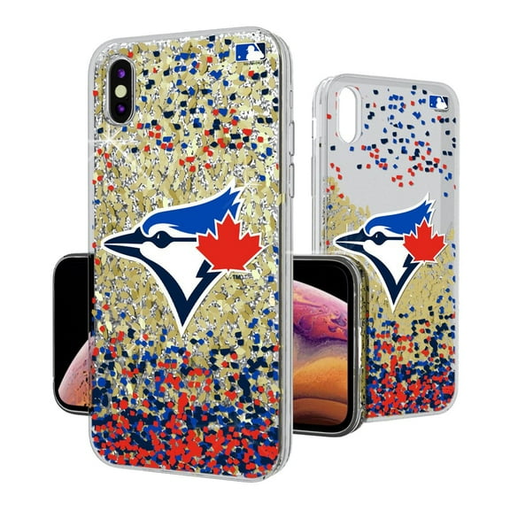 Toronto Blue Jays Glitter Confetti iPhone Case