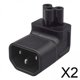 thumbnail image 1 of Adaptador De Corriente 2xIEC320 C14 A IEC320 C5 Conector PVC Para Fuente De Alimentación Con Altavoz Activo, 1 of 8