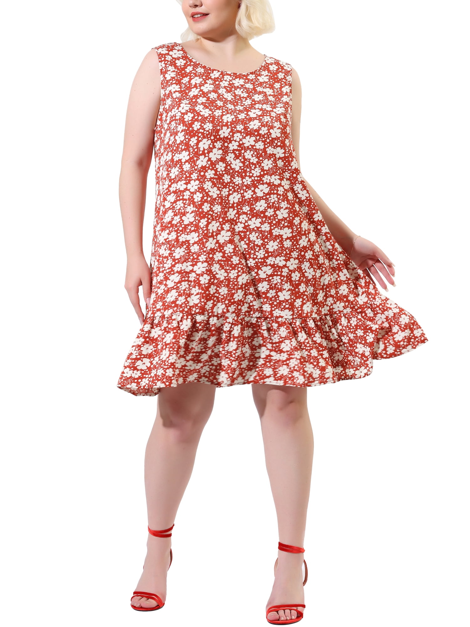 Agnes Orinda Women's Plus Size Dress 