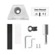 thumbnail image 1 of Para Soporte Poste StarLink Soportes Gen 3 Portaequipajes Techo Reutilizable Blanco, 1 of 9