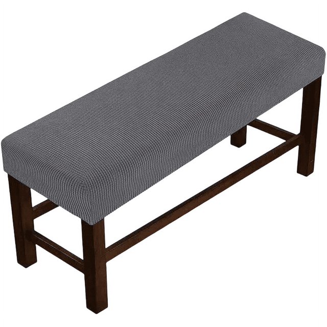 XmhyTop Cubierta del banco, cubierta protectora de la silla de comedor de alta calidad, gris oscuro, 1 pieza, Código XL