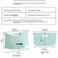 thumbnail image 2 of Jinsinto Portable BBQ Sketch Fishing Stool, Outdoor Folding Small Plastic Bench (Green), 2 of 5
