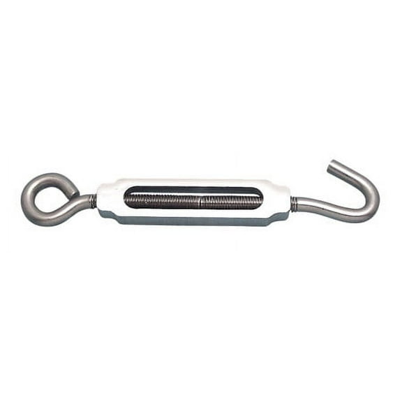 ALUMINUM & STAINLESS STEEL HOOK & EYE TURNBUCKLE 3/16" (A0154-HE05-A)