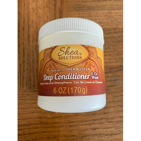 Shea Solutions Deep Conditioner And Co-Wash 6 oz (Best Shea Moisture Deep Conditioner)