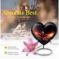 thumbnail image 5 of Red And Blue Phoenix In Fire Large Urns For Human Ashes Adult Male - Urns For Human Ashes Adult Female - Adult Urns For Human Ashes Men - Funeral Urns For Adult Ashes Women (Size -8inch), 5 of 5