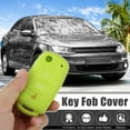 thumbnail image 3 of Unique Bargains 1pcs Silicone Key Fob Cover Fit for Volkswagen Jetta GTI Passat Golf Tiguan Touareg CC Eos Green, 3 of 7