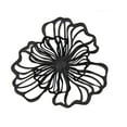 thumbnail image 2 of Decoración de pared de hierro, decoración floral para colgar en la pared, decoración para el hogar y la oficina, adorno de pared de estilo moderno, ar Negro Pequeño, 2 of 8