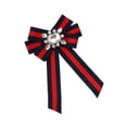 thumbnail image 2 of Dalazy Mode Nœud Papillon Broche Collier Cristal Bijou Cravate Ruban, 2 of 3