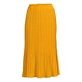 thumbnail image 3 of Nine.Eight Women's High-Waisted Midi Swing Skirt, 3 of 5