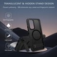 thumbnail image 3 of Funda magnética negra mate para Samsung Galaxy A54 de 6,4 pulgadas de GUAGUA, 3 of 9