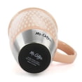 thumbnail image 3 of Mr. Coffee Coupleton Teardrop 4 Piece 15 Ounce Stoneware and Stainless Steel Travel Mug Set with Lid in Peach, 3 of 5