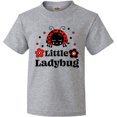 thumbnail image 3 of Inktastic Little Ladybug with Flowers Youth T-Shirt, 3 of 5