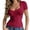 Red, variant on T Shirts for Women Short Sleeve Crew Neck Basic Black Summer Clothes Fashion Clothing