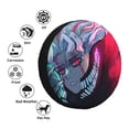thumbnail image 4 of Anime Dandadan Spare Tire Cover Waterproof Dust-Proof Universal Wheel Tire Cover Protector Accessories 14" 15" 16" 17", 4 of 7