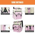 thumbnail image 4 of ASTRAEA Cooler Backpack, 36 Cans Cooler Bags Insulated, Leakproof Backpack Lunchbox for Women Beach Travel Camping, Pink, 4 of 10