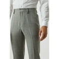 thumbnail image 3 of Burton Mens Tweed Crosshatch Slim Suit Pants, 3 of 5
