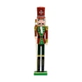 thumbnail image 1 of Cascanueces de Navidad, decoración navideña, altura de pie de 22 ", figura de cascanueces de madera para festivales en la sala de estar, 1 of 9