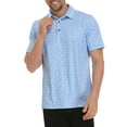 thumbnail image 2 of LRD Golf Shirts for Men UPF 50 Moisture Wicking Short Sleeve Polo Shirt Life's A Beach 3XL, 2 of 5
