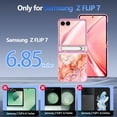 thumbnail image 2 of Funda Shecaset para Samsung Galaxy Z Flip 7 con protector de pantalla, 2 of 8