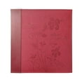 thumbnail image 1 of Álbum de fotos adhesivo de 12 pulgadas, planificador de memoria, libro DIY, organizador de bodas de cumpleaños, funda de PU, soporte de imagen Almacenamiento y organización del hogar Vino rojo Yuarrent HA074068-02, 1 of 6