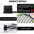 thumbnail image 4 of PYBTOOL Slatwall Shelves, Slatwall Accessories, Slat Wall Wire Shelf, Heavy Duty Garage Storage Slatwall Shelf(16-Inch Width,2 Pack), 4 of 7