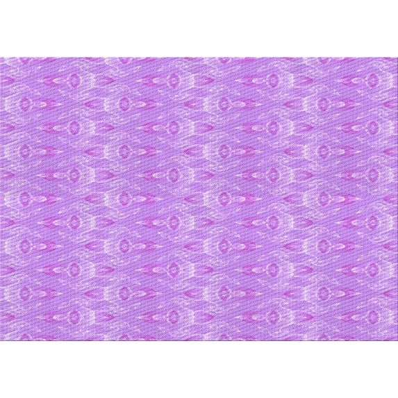 Ahgly Company Indoor Rectangle Patterned Pastel Purple Pink Area Rugs, 2' x 4'