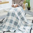 thumbnail image 5 of Fleece Wheelchair Shawl, Adult Size 80*130CM, Plaid Pattern, Warm and Cozy, Ideal for Camping and Travel, 5 of 5