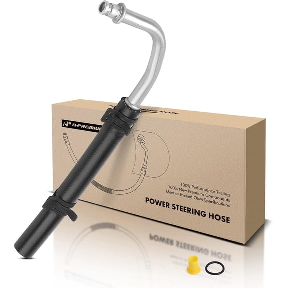 A-Premium Power Steering Return Hose Line Assembly Compatible with Ford Explorer 2004-2005, Ranger 2000-2011, Explorer Sport Trac & Mazda, 2.3L 2.5L 3.0L 4.0L, with O-ring, Gear To Cooler