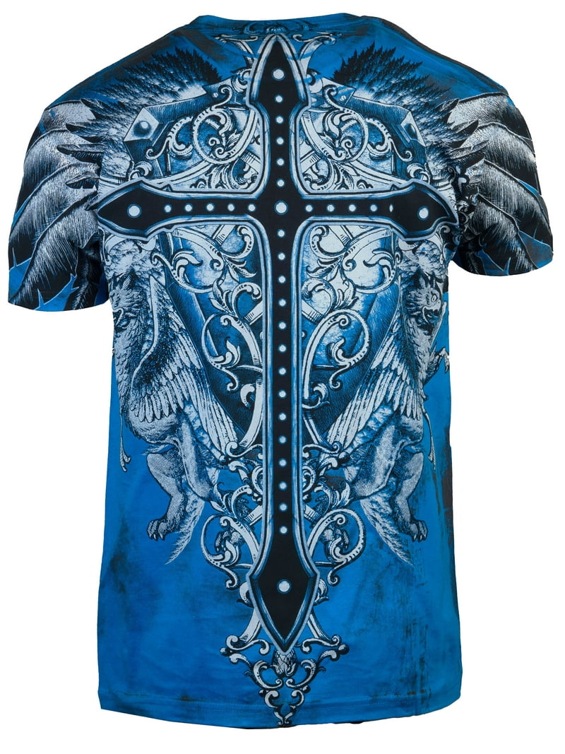 NWT Men's Giant Cross Graphic Designer MMA Muscle T-shirt