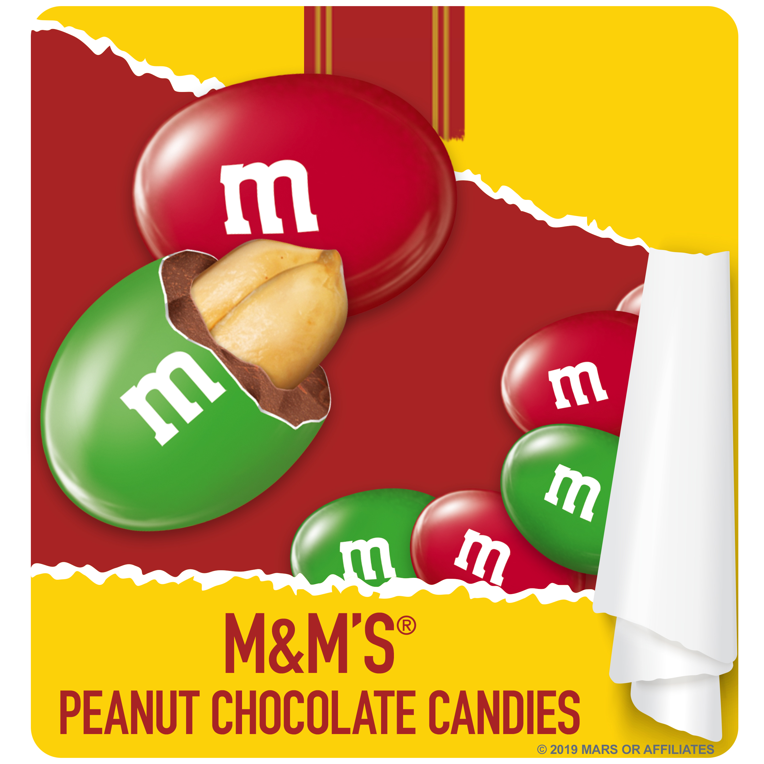 M M S Holiday Milk Chocolate Christmas Candy Party Size Pouch 38