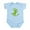 Sky Blue, variant on CafePress - Crazy Dinosaur Lady Body Suit - Baby Light Bodysuit, Size Newborn - 24 Months