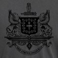 thumbnail image 3 of CafePress - Psi Upsilon Black And White Crest T Shirt - Mens Comfort Colors Shirt, 3 of 5