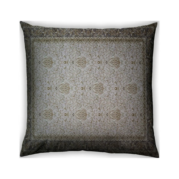 Ahgly Company Outdoor Square Traditional Throw Pillow, 18 inch by 18 inch