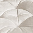 thumbnail image 2 of Sweet Home Collection 20" x 20" Polyester Tufted Square Meditation Yoga Floor Pillow Ivory 2 Pack, 2 of 6