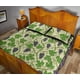 thumbnail image 4 of Juego de cama acolchado con estampado de hojas de uva, 4 of 5