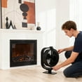 thumbnail image 2 of YIEMEEN 4 Blade Heat Powered Stove Fan With 360 Adjustment Airflows High Temperature Resistant Blade Quiet 35dB Operation, 2 of 8