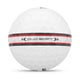 thumbnail image 3 of Pelotas de golf WILSON 2025 Duo Soft TRK360 con rayas blancas/rojas x12, 3 of 4